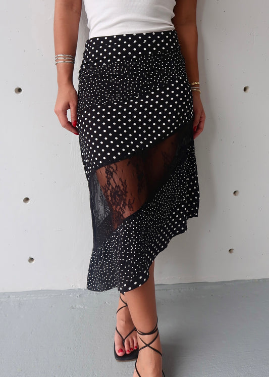 Nina Polka Dot Skirt - Pre Orden