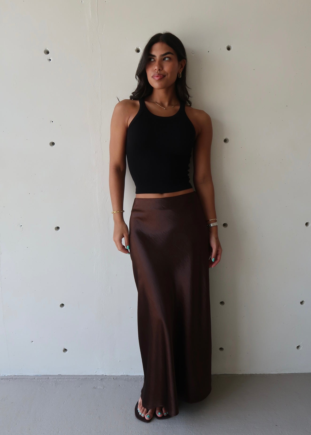 Ribbed Tank Top - Black