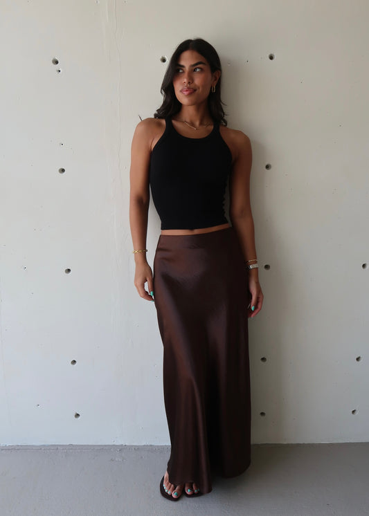 Ribbed Tank Top - Black