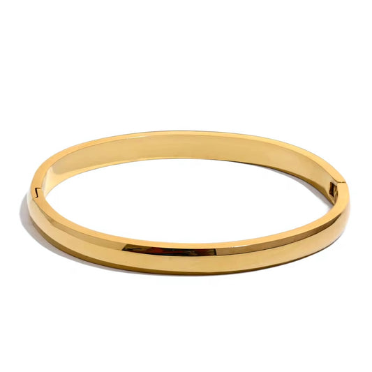 Minimalist Gold Bangle