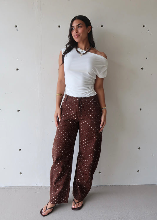 Mina Polka Dot Barrel