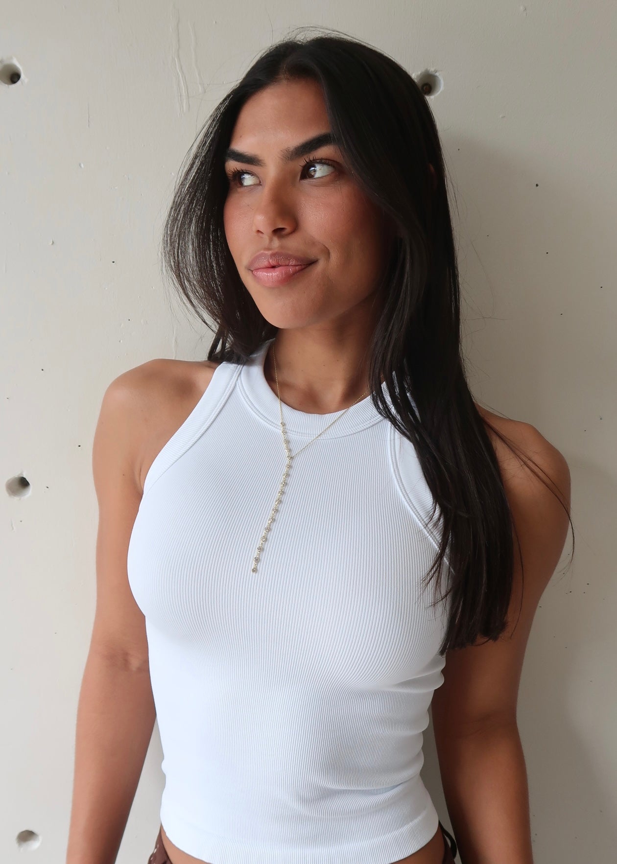 Eva Basic Top White - Morena Lucía