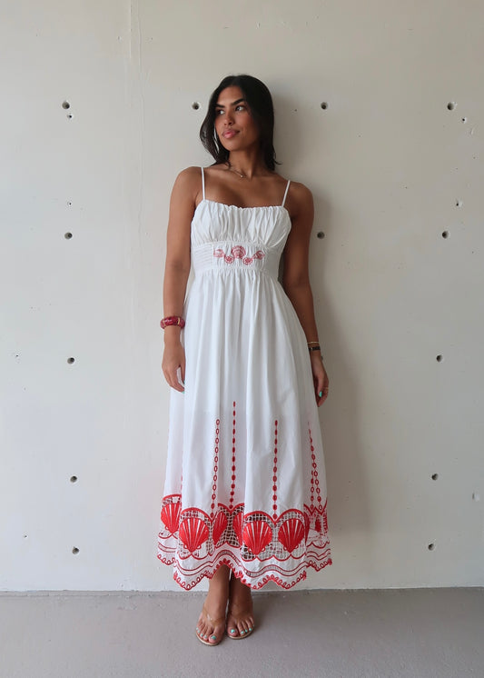 Maris Embroidered Dress