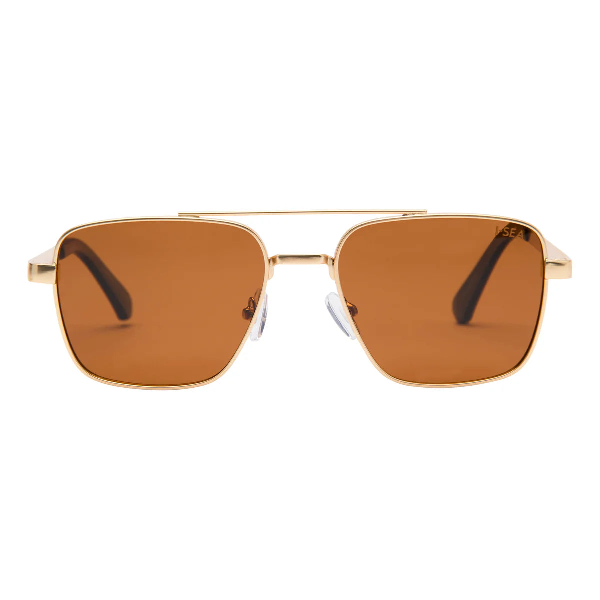 Brooks Gold/Brown Sunglasses - Morena Lucía