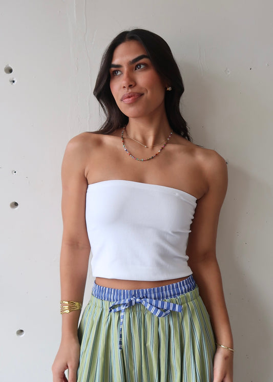 Mila Linear Pant - Green Blue - Morena Lucía