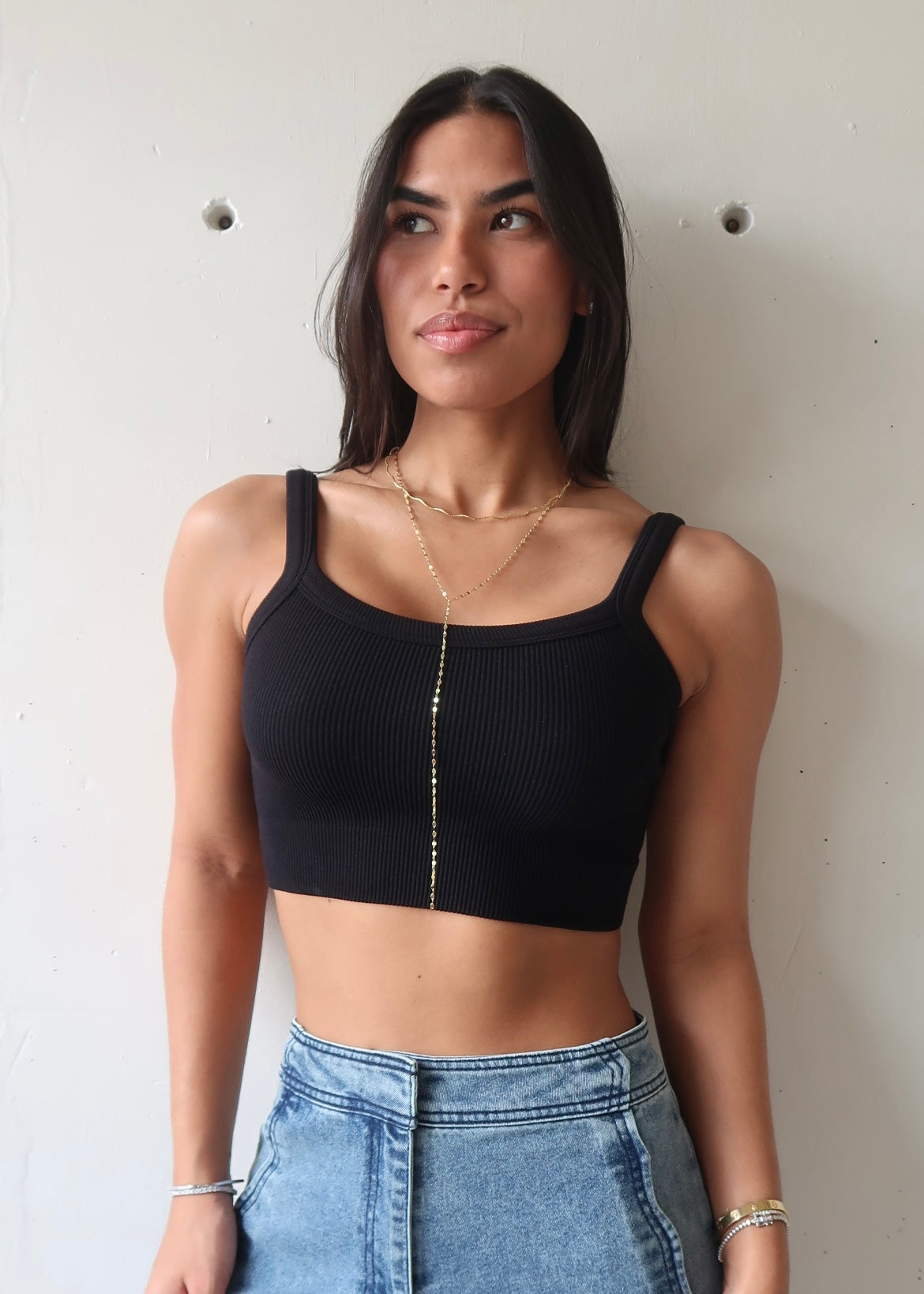 Basic Crop Top - Black