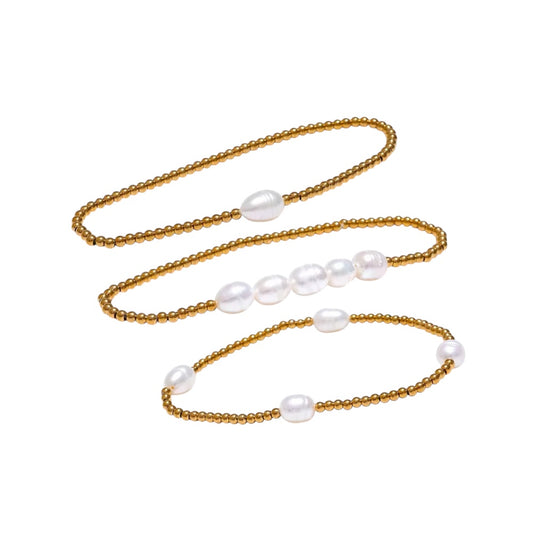 pearl bracelet set