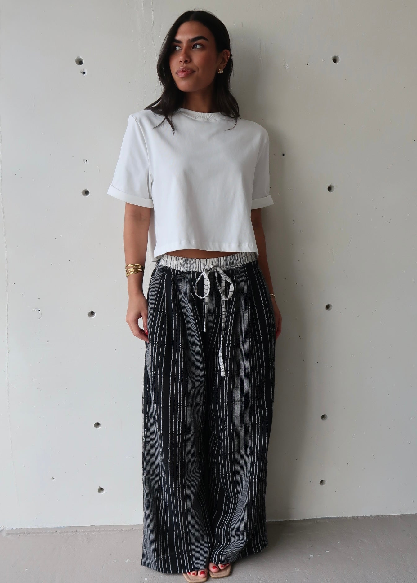 Classic Box Crop White - Morena Lucía