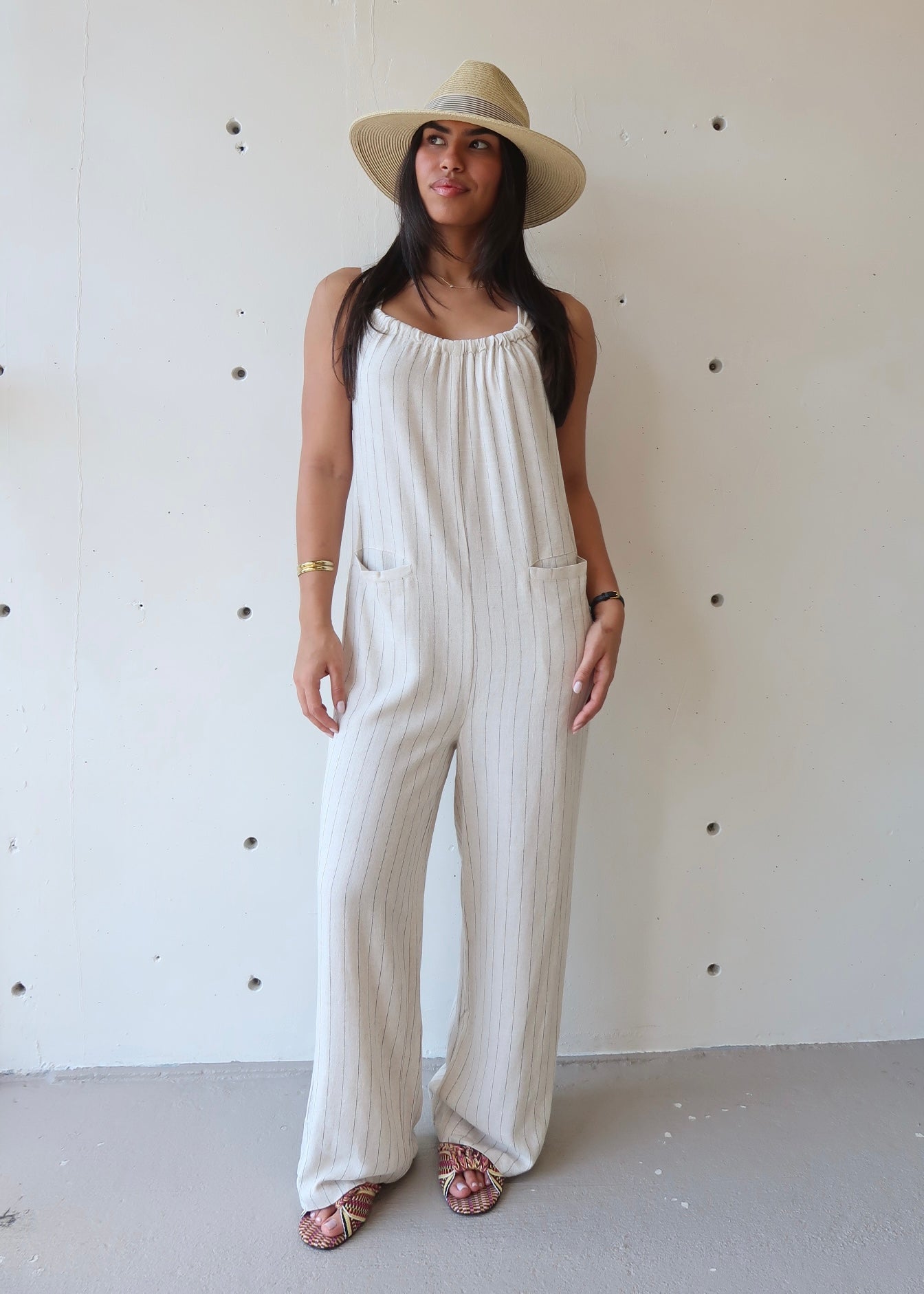 Nora Stripes Jumpsuit