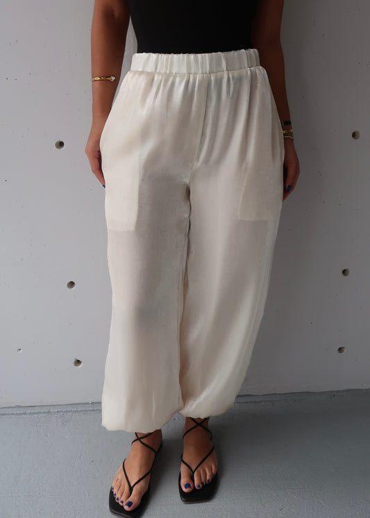 Ana Peplum Top - Black