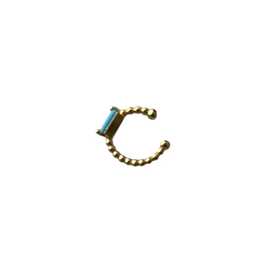 blue ear cuff