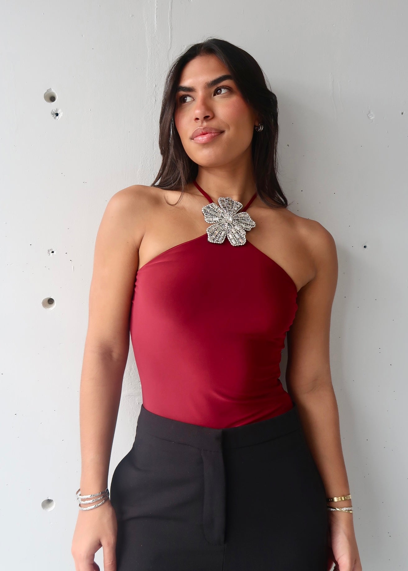 Midnight Top - Burgundy