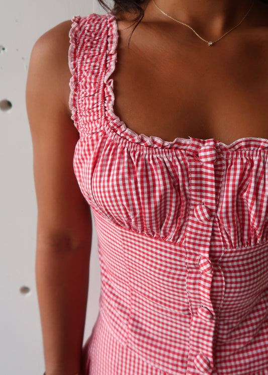 Melia Gingham Set