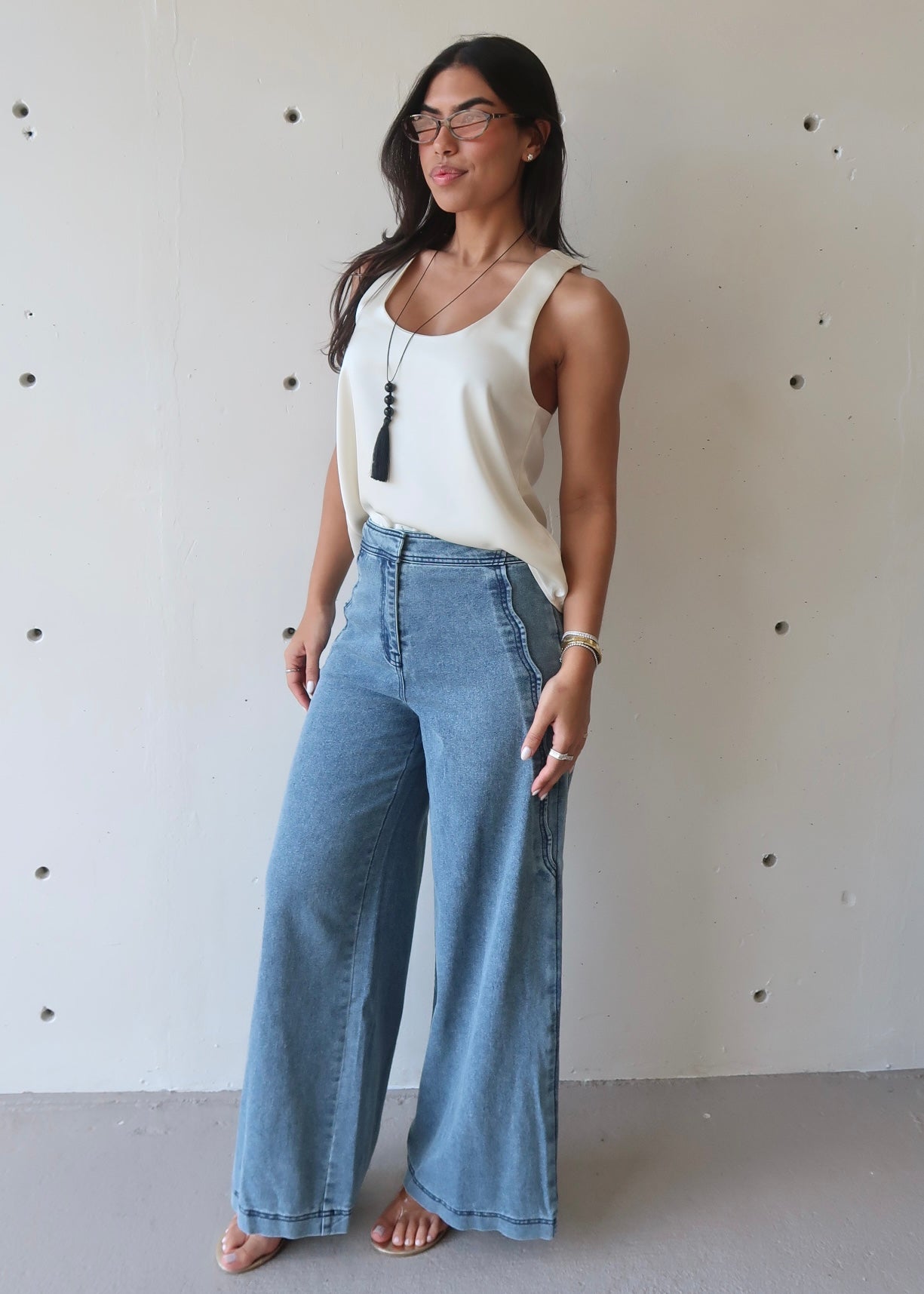 Aurelia Scallop Jean