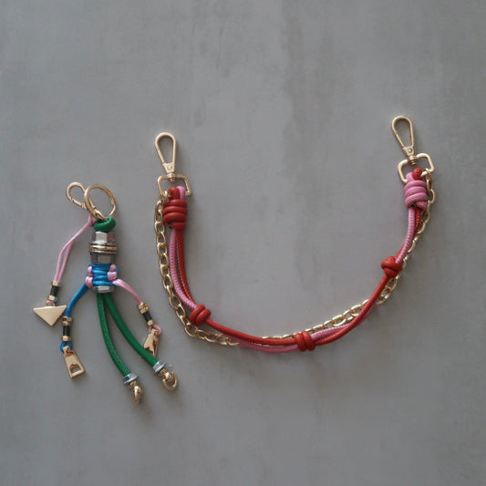 pink/red charms