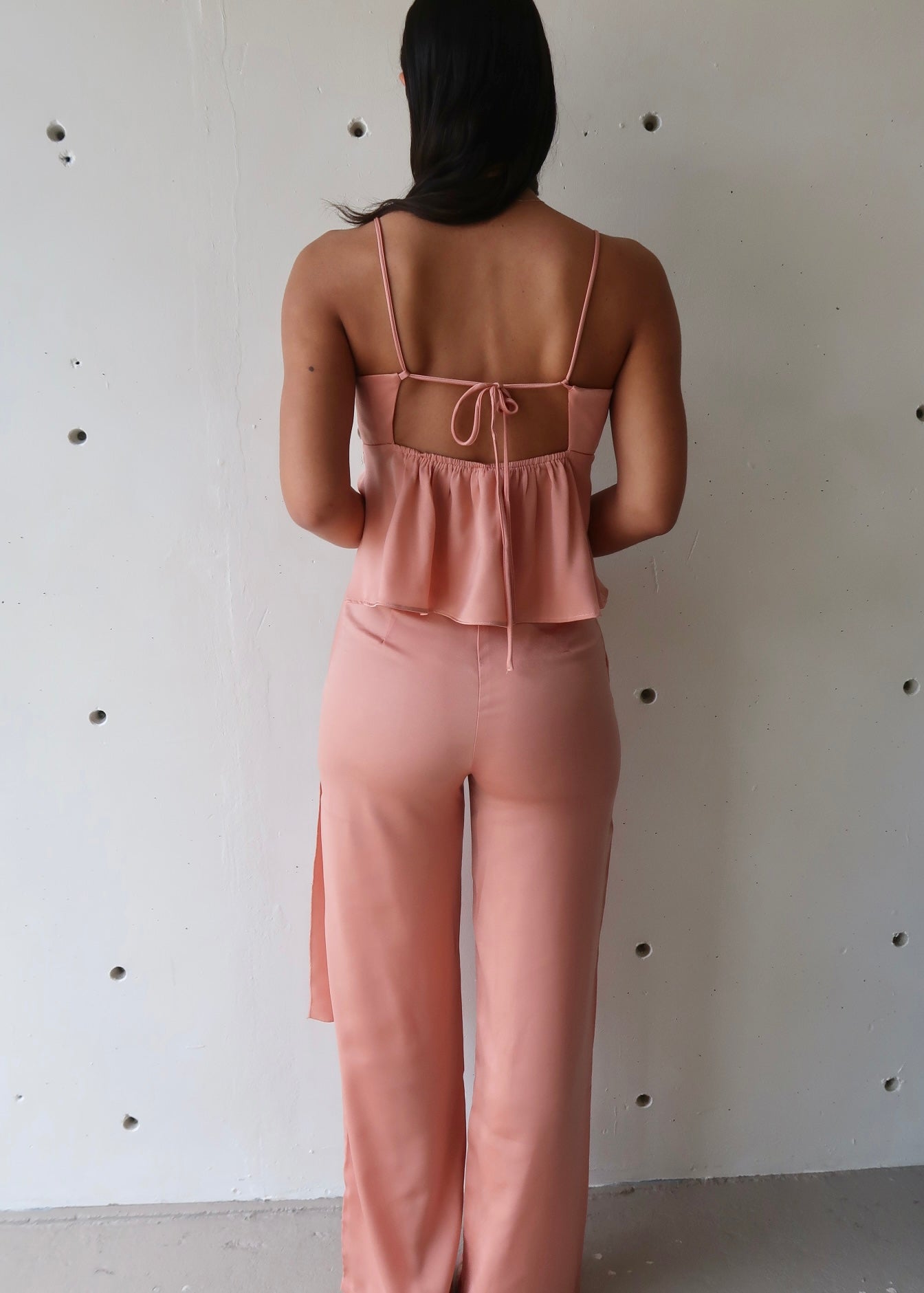 Patty Satin Pant Set