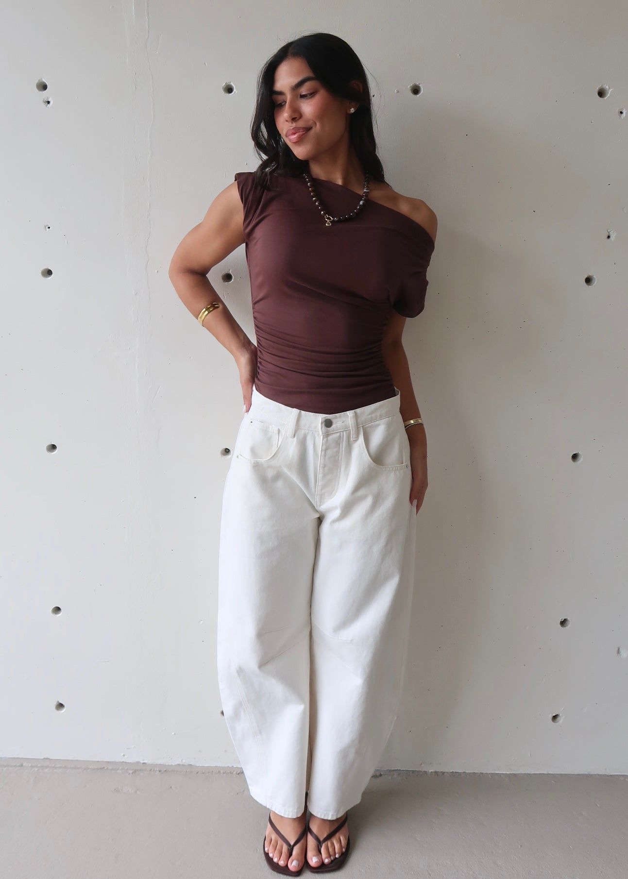 Clara Top - Brown