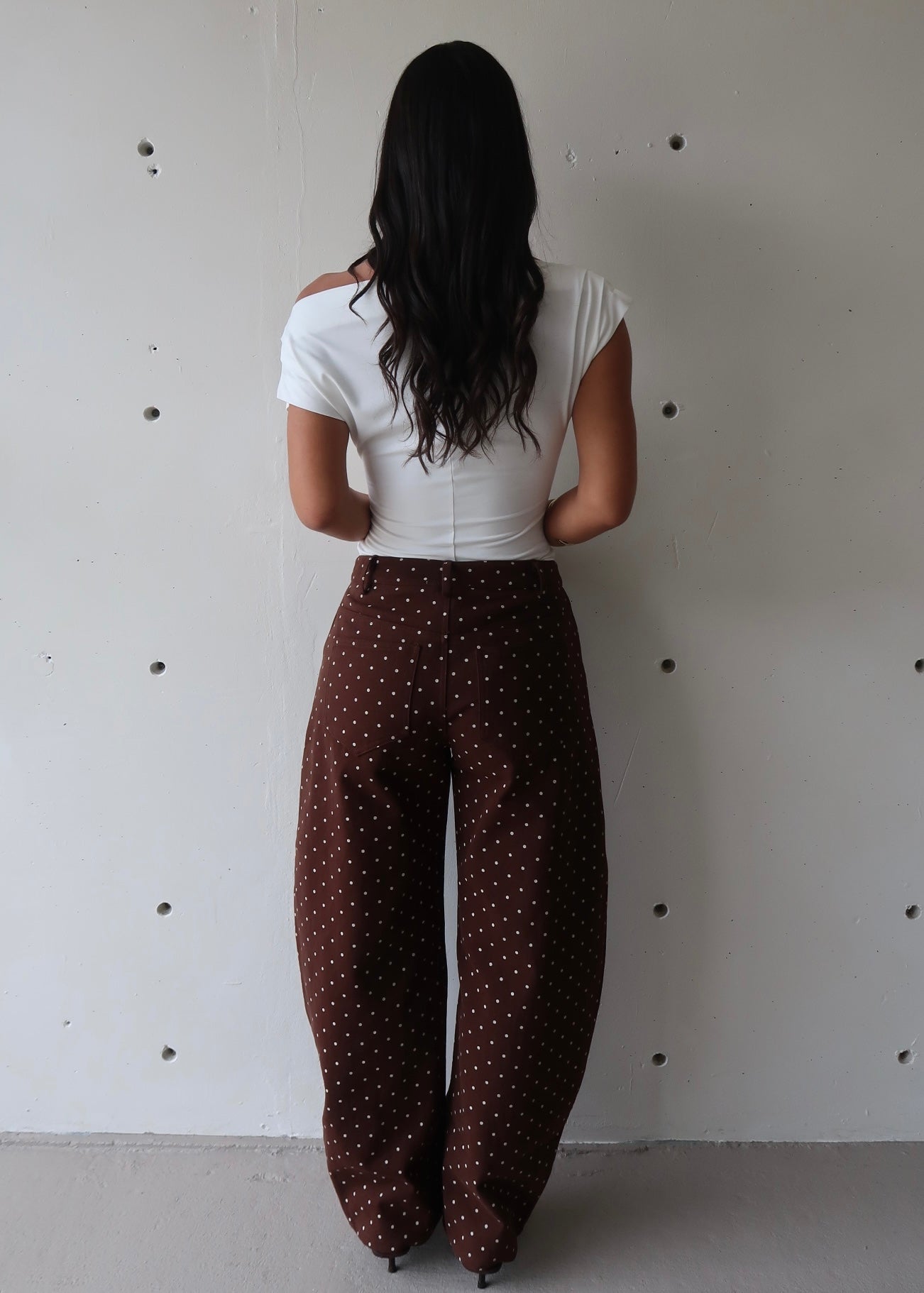 Mina Polka Dot Barrel