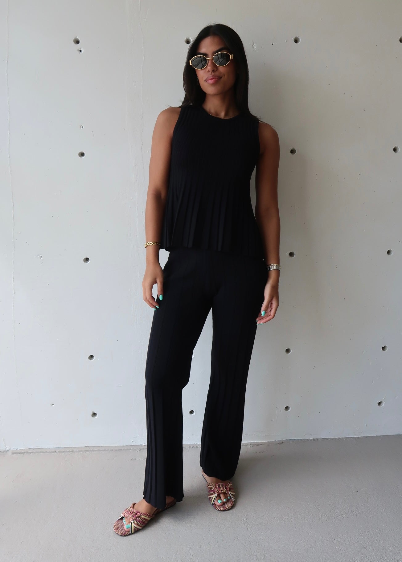 Gia Pant Set - Black - Morena Lucía