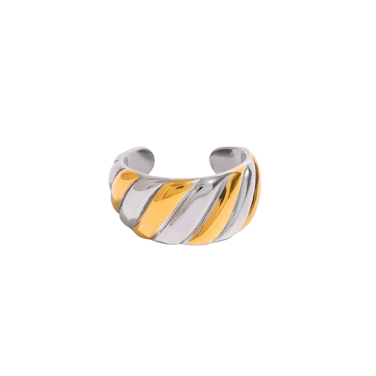 croissant two tones ring - Morena Lucía