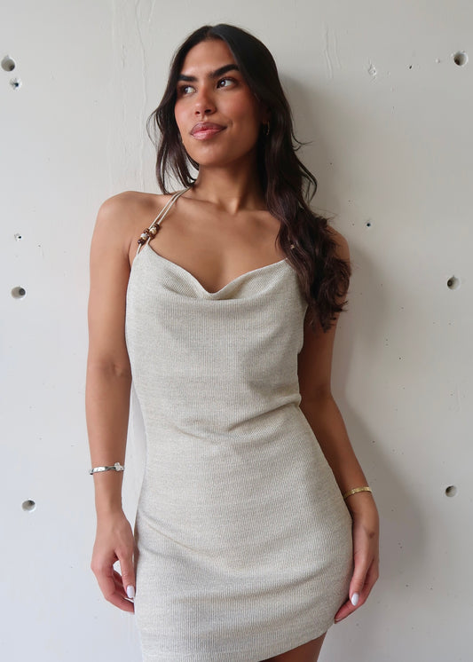 Luciana Beaded Dress - Morena Lucía