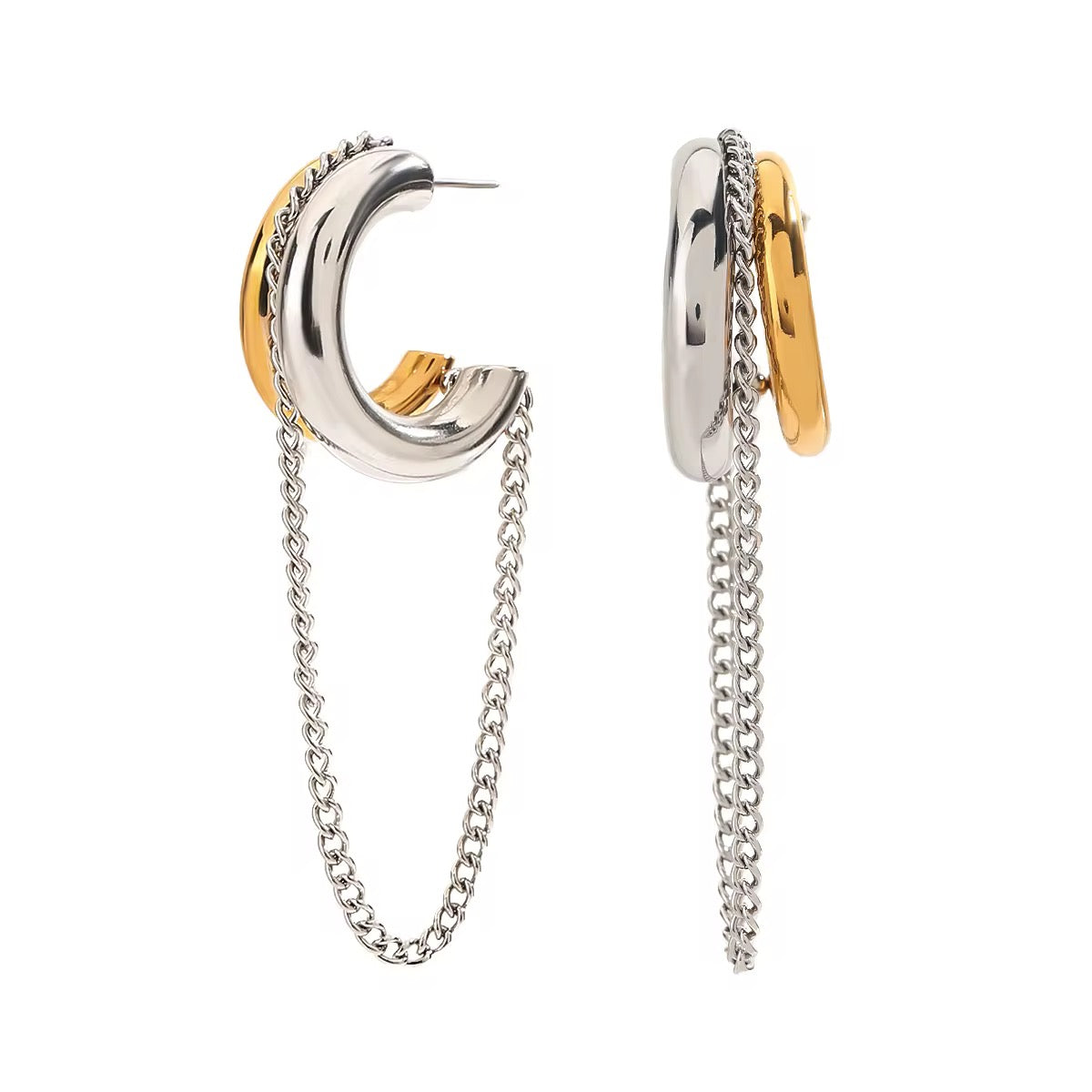 Leo Chain Earrings - Morena Lucía