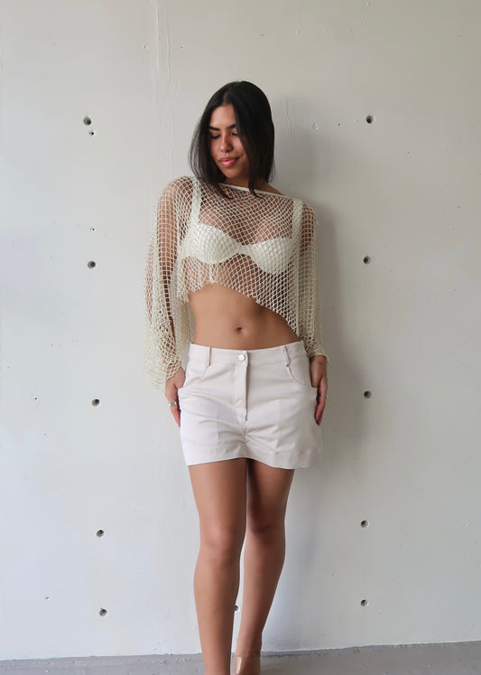 Andy Beige Skort
