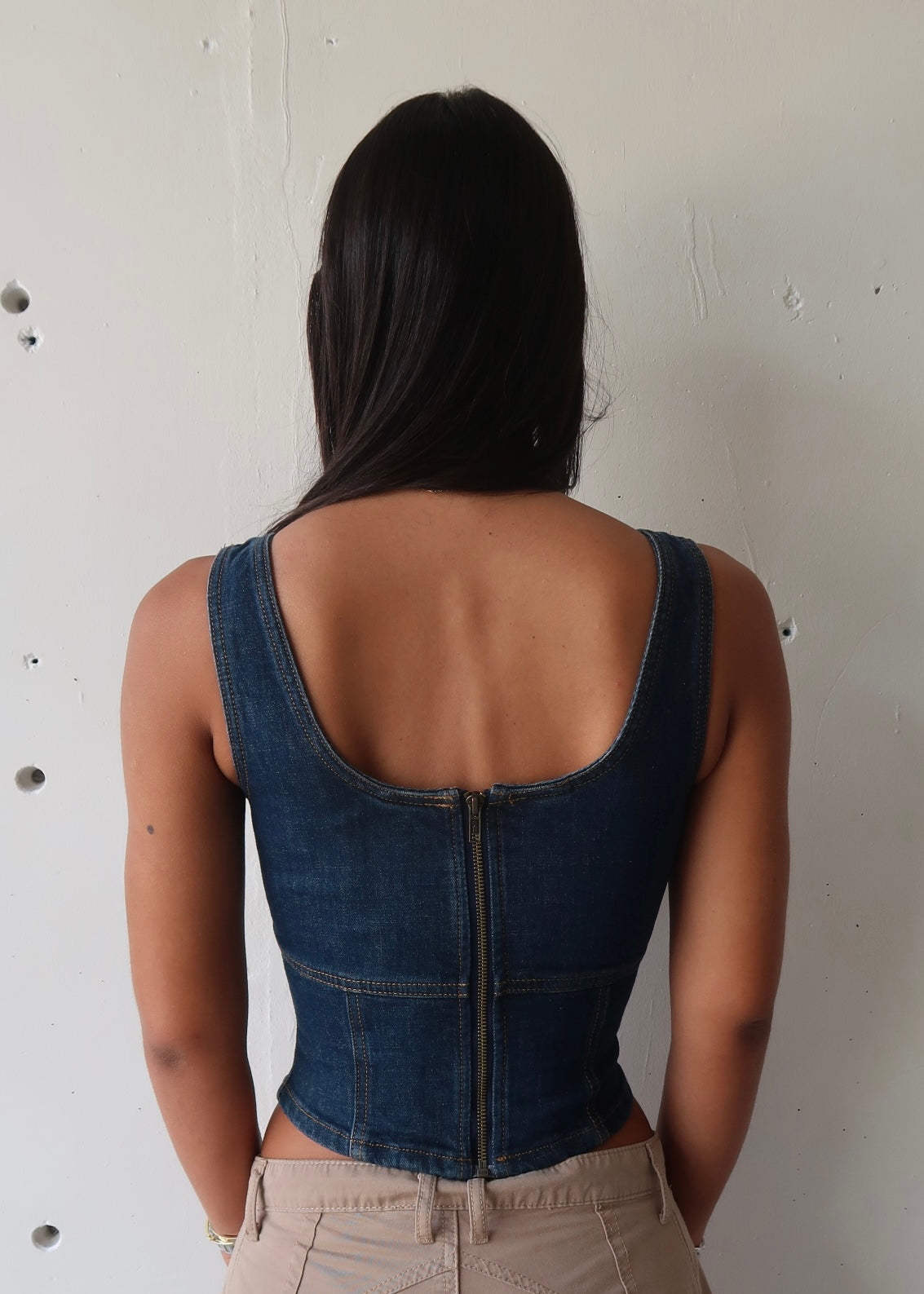 Jean Tank Top