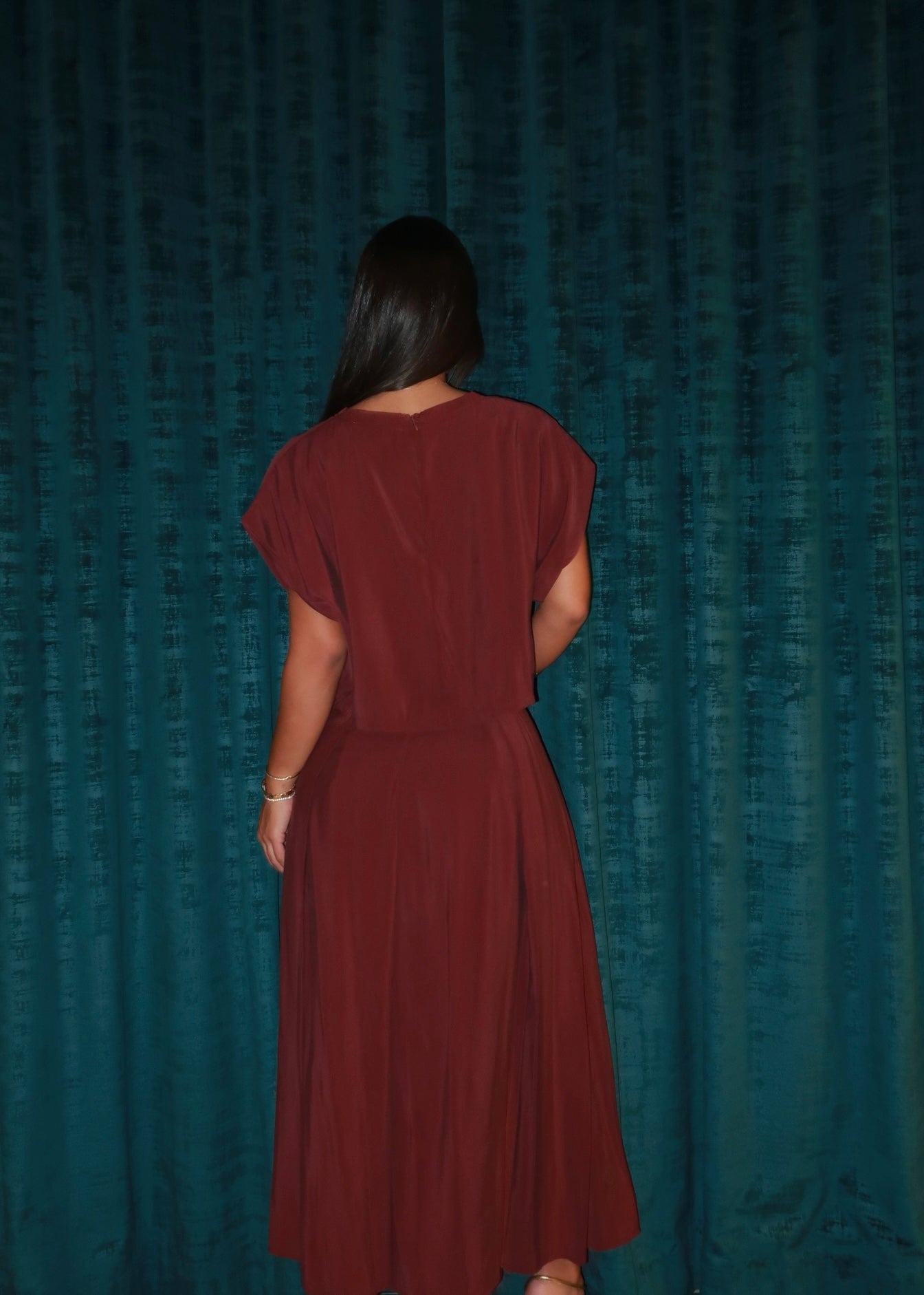 Camille Burgundy Set