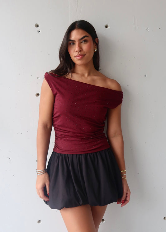 Maeve Rhinestone Top