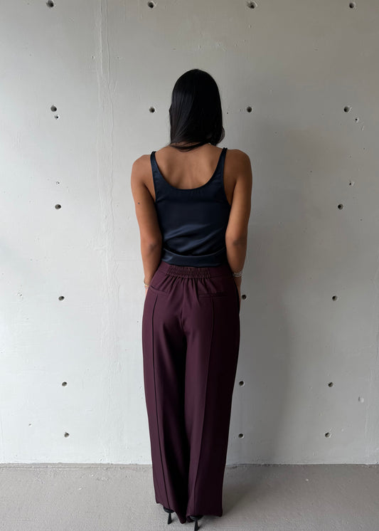 Yaria Burgundy Trouser