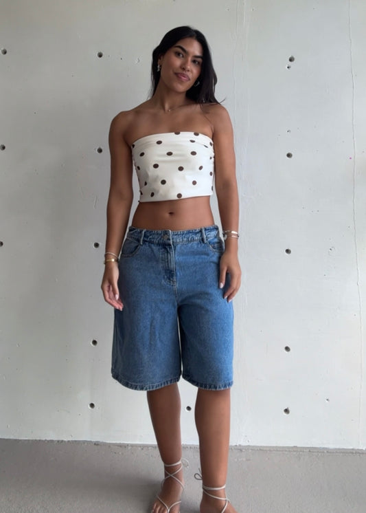 Bruna Polka Dot Scarf - Morena Lucía