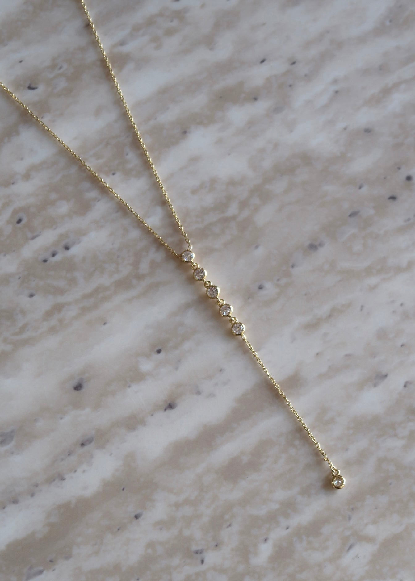 Doré Lariat Necklace