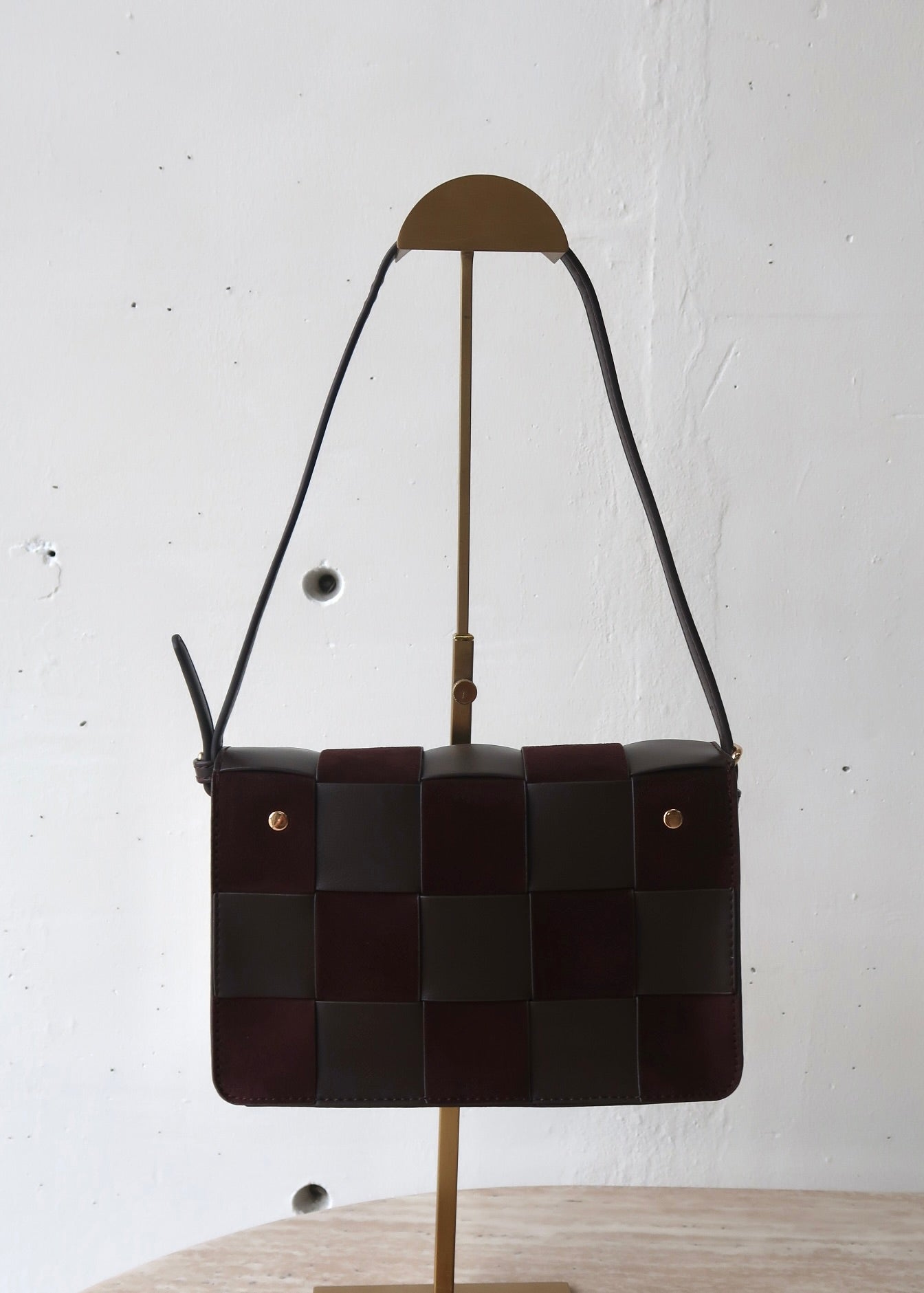 Vellora Leather & Suede Crossbody