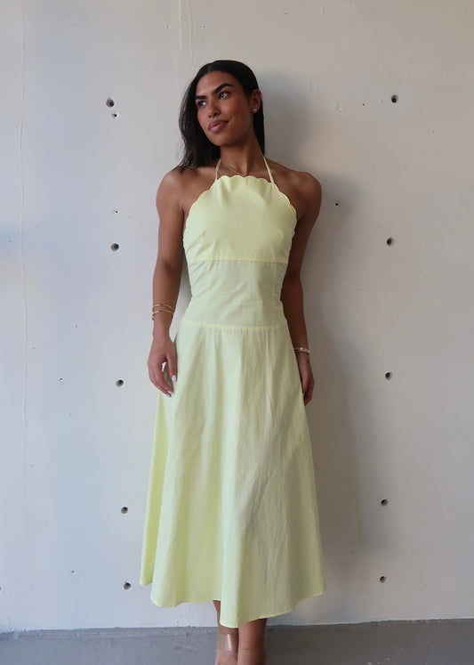 Denise Scallop Dress - Morena Lucía