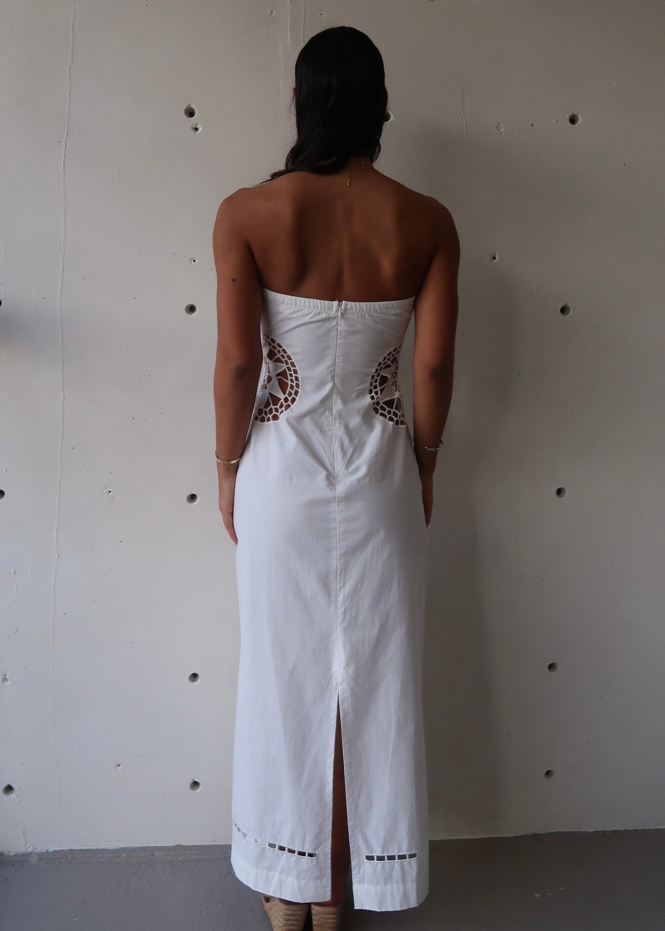 Nina Embroidered Tube Dress - Morena Lucía