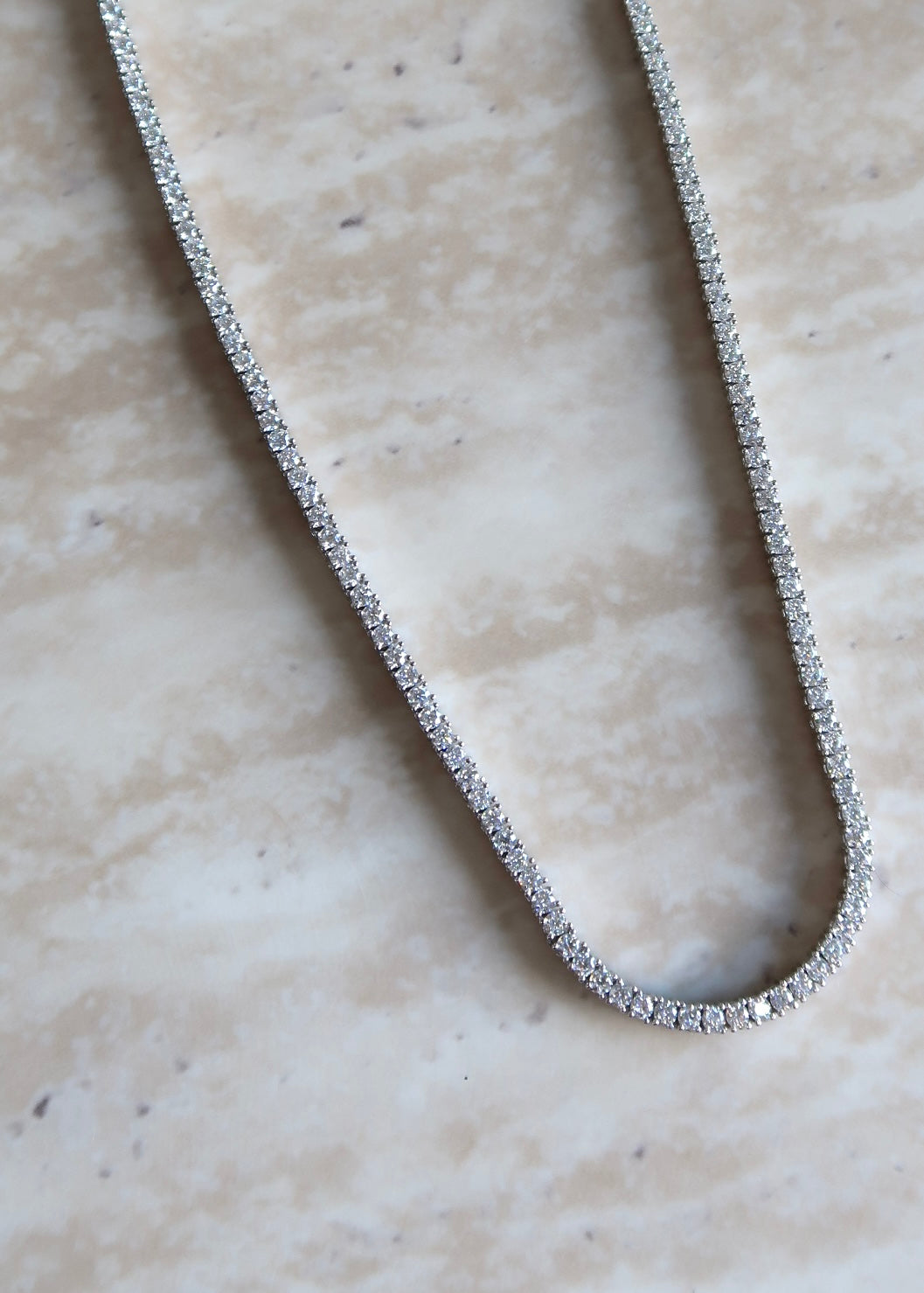 Lumière Moissanite Tennis Necklace