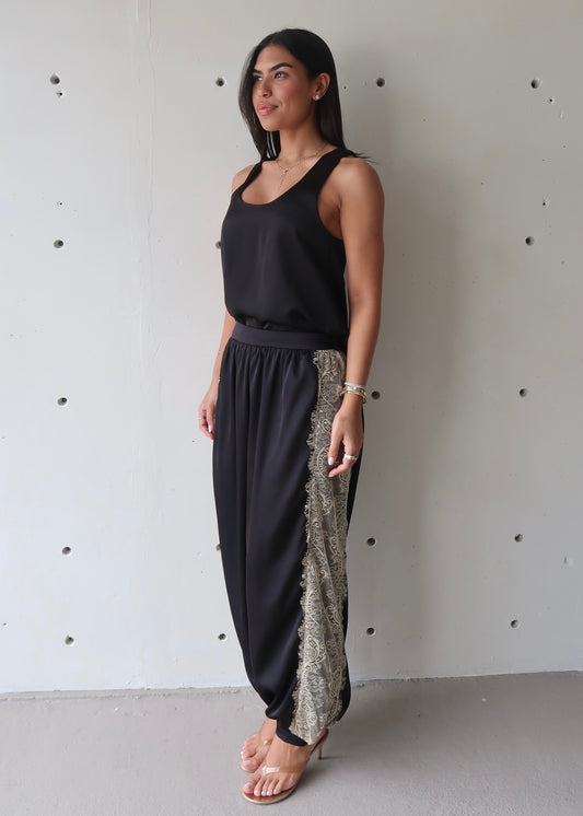 Neria Lace Detail Pants