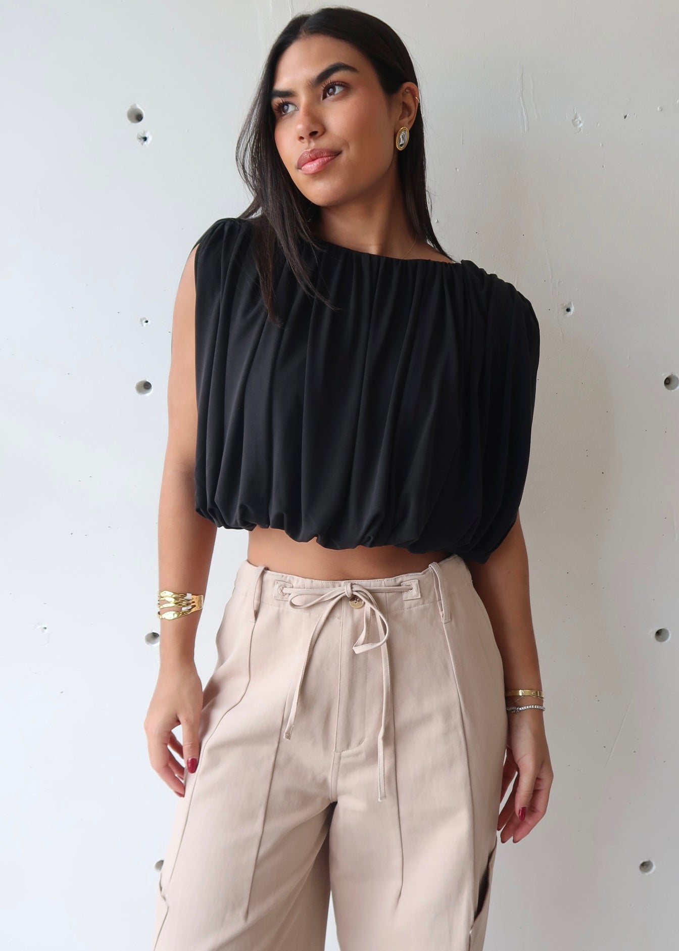 Victoria Top Black - Morena Lucía