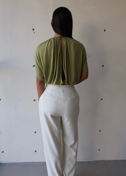 Genesis Wrap Over Belt Pant - Morena Lucía
