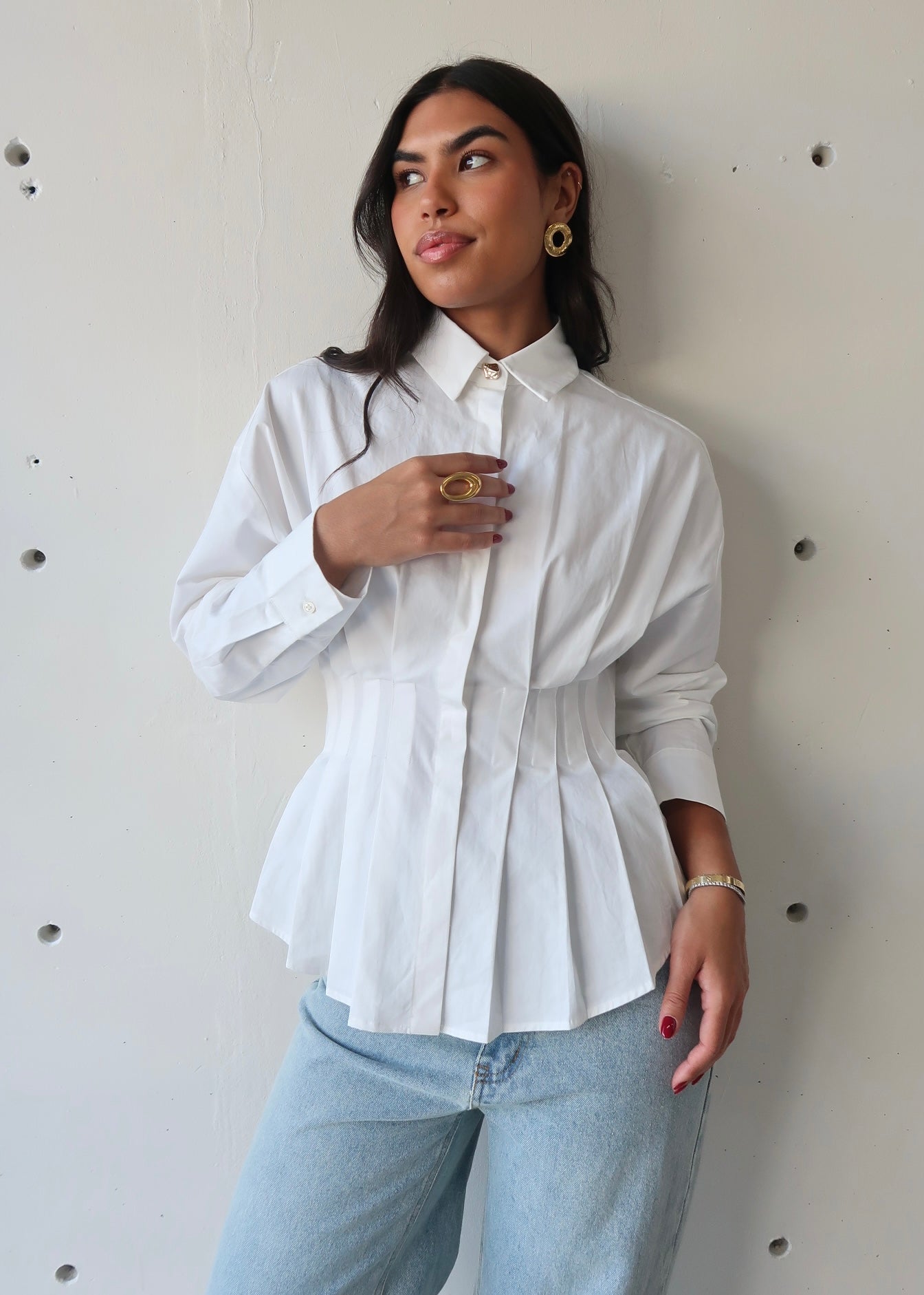 Nora Button Up Top - Pre order