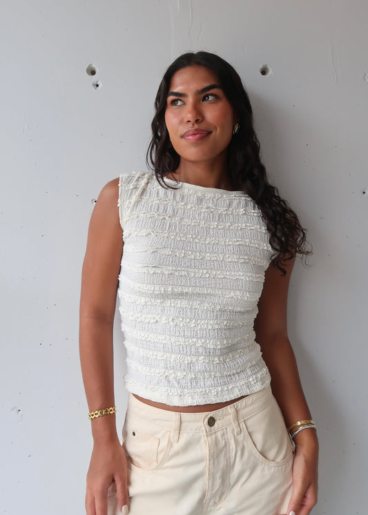 Aeria Open Back Top