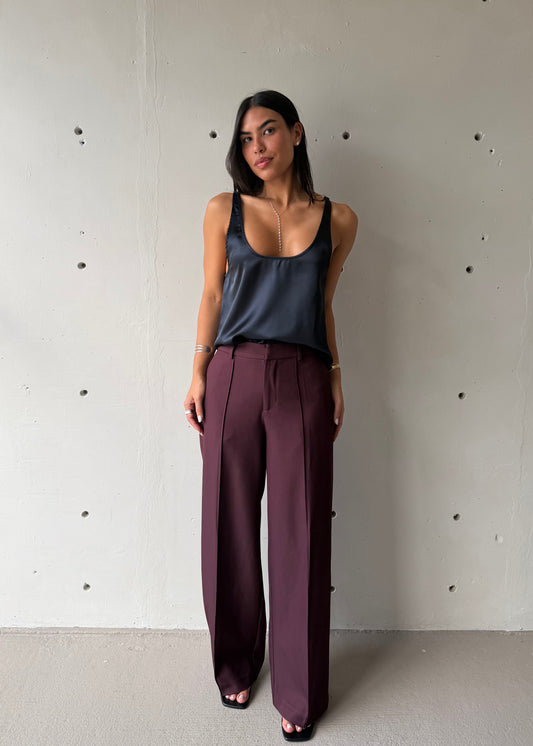 Yaria Burgundy Trouser