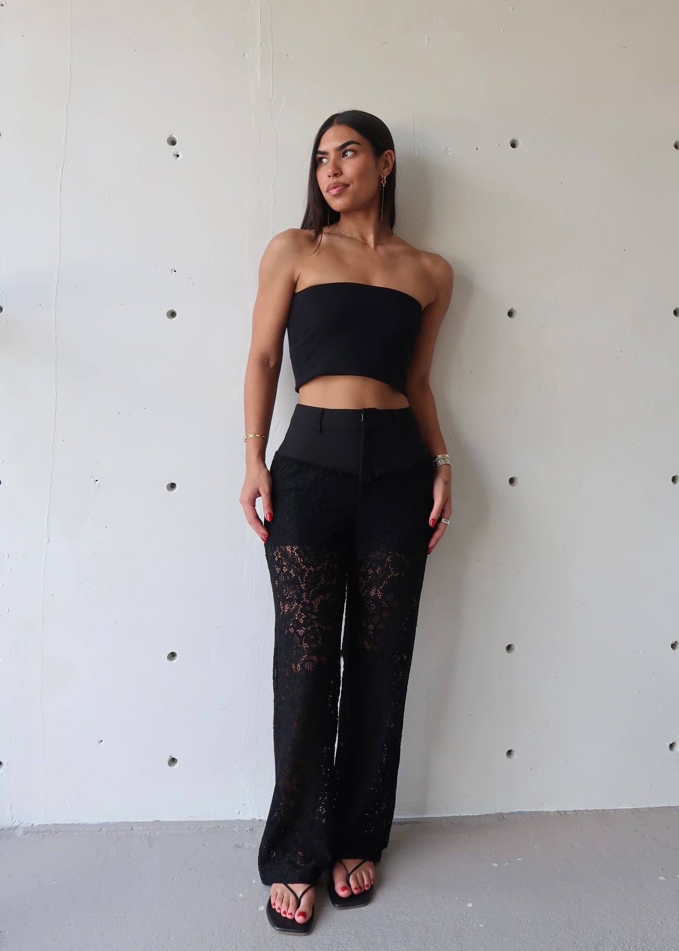 Anastasia Lace Pant - Morena Lucía