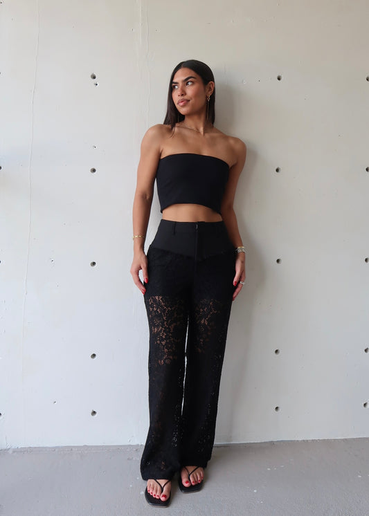 Anastasia Lace Pant - Morena Lucía