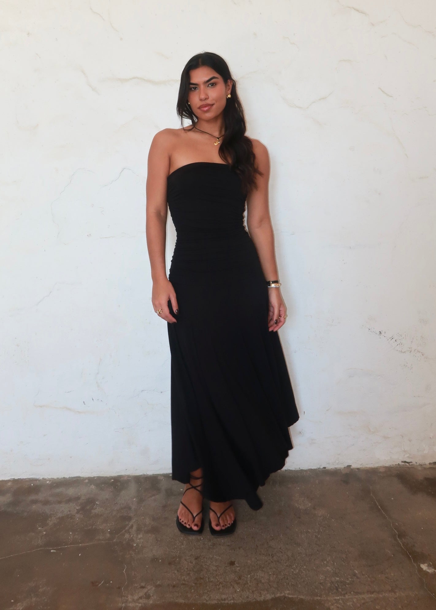 Faena Flowy Dress - Black