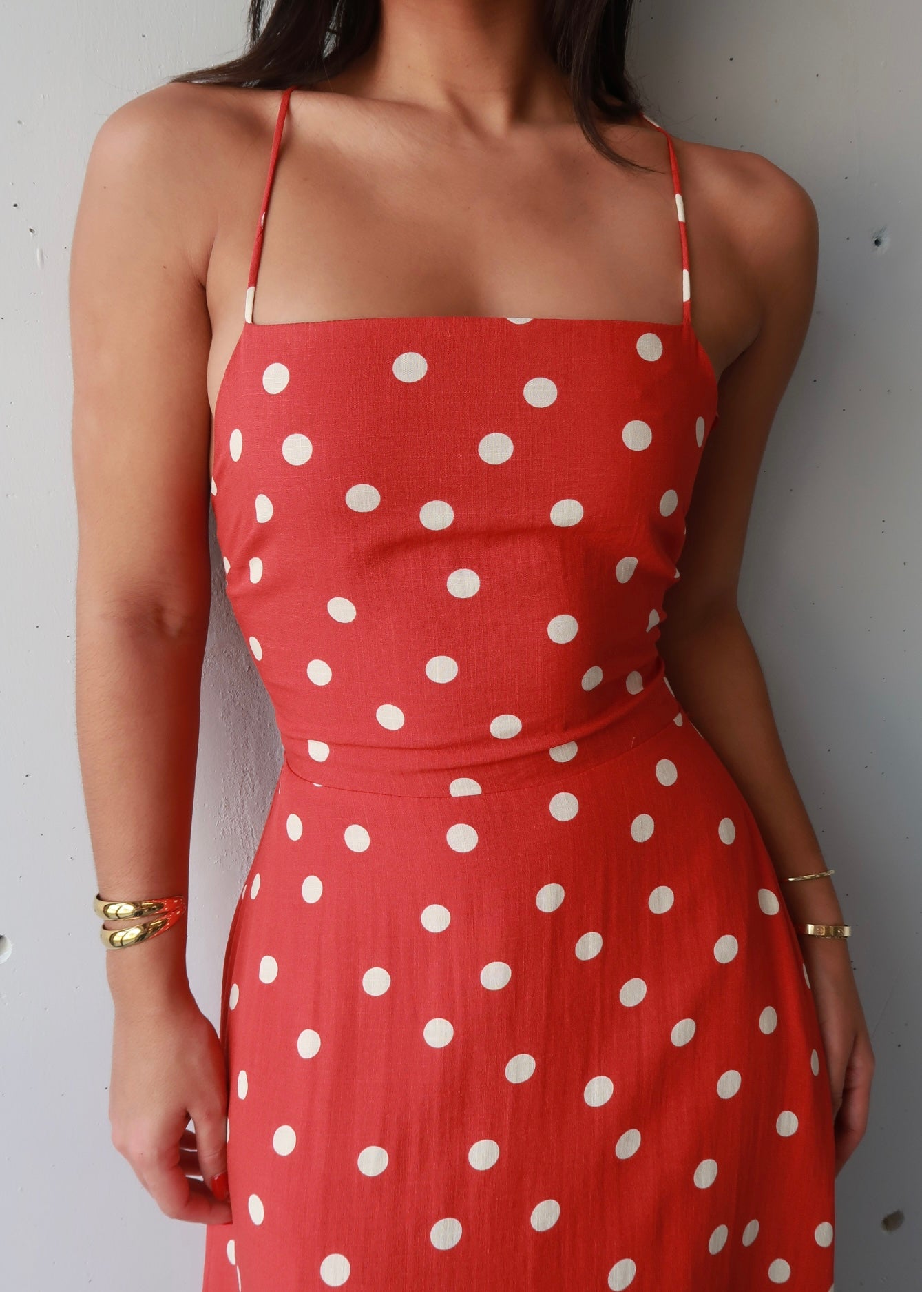 Stefania Polka Dot Dress
