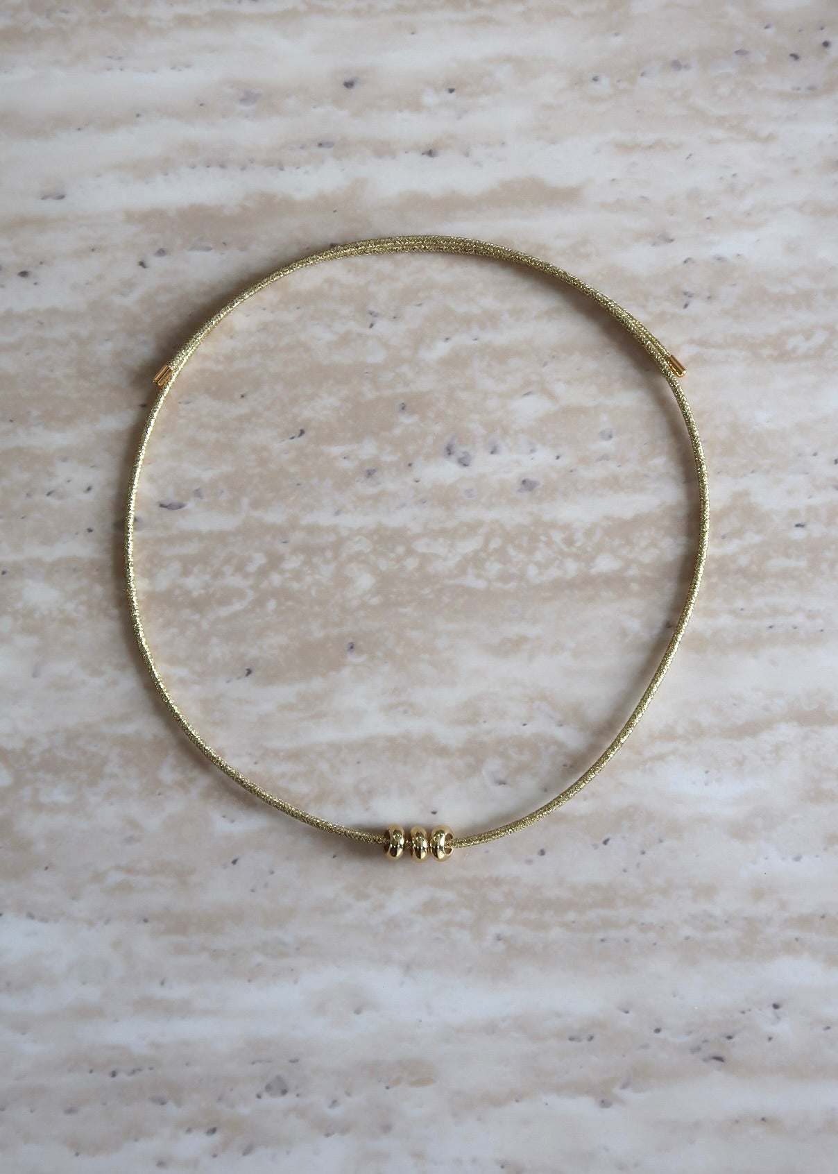 Cia Gold Beads Necklace