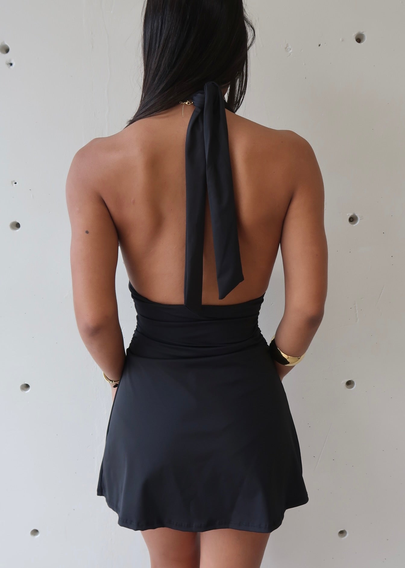 Black Halter Dress
