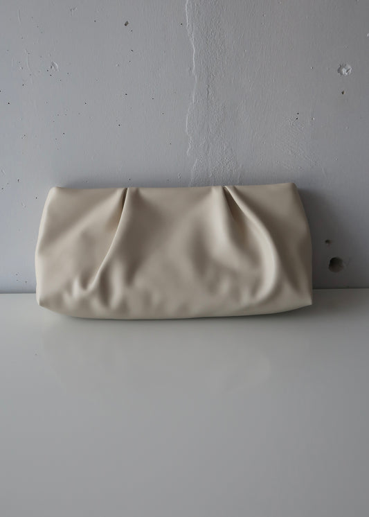 Ivory Cloud Clutch